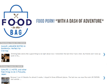 Tablet Screenshot of foodinthebag.com